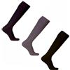 ROSSI CALZE 6 Paia Calza Uomo Lunga 206 Rossi Sanitaria Made in Italy, Compressione Graduata 100%, con Cuciture Piatte e Polsino Senza Elastico, Francese, 45-46
