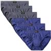 Avfora Boxer Aderenti da Uomo 6 Pezzi Taglie Forti Slip da Uomo Slip A Triangolo Cotone Traspirante 6XL 7XL 8XL,12,6XL