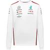 Mercedes AMG Petronas Formula One Team - T-Shirt Team 2023 a Maniche Lunghe - Bianco - Taglia: XL