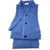 Bip Bip Elegante Pigiama per Uomo Taglio Classico Abbottonato Davanti in Puro Cotone makò Art. E600 (Blu Lago, XXL)
