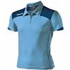 ATELIER DEL RICAMO Polo Uomo Free Time Macron Logan Polo-XXXL-Blu Navy/Rosso