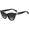 Moschino Occhiali da Sole MOS122/S BLACK/DARK GREY SHADED 54/17/140 donna