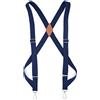 PONERY Bretelle da Uomo X Forma - Bretelle da Uomo Bretelle A Gancio da Caccia Bretelle per Moto per Adulti Cinturino Gancio Accessori per Abbigliamento da Uomo, Blu
