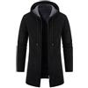 OHXSM Cardigan con Cappuccio da Uomo Lavorato a Maglia Foderato in Pile Maglione Casual con Zip Intera Spesso Cardigan Lavorato a Maglia Maglione Spesso Cappotto Invernale con Zip Intera Cappotto