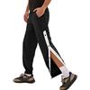 Modaworld Pantaloni Sportivi da Uomo con Bottoni Laterali a Strisce Pantaloni di Tuta da jogging con Fibbia Laterale Casual Pantaloni da Basket Jogging