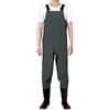 Generic Salopette da pesca per uomo tuta pantaloni impermeabili con bretelle traspiranti waders per attraversare corsi d'acqua leggeri stivali da pesca leggeri salopette da pioggia comoda tuta con spalline
