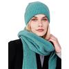 Style & Republic Sciarpa da donna in 100% cachemire, elegante sciarpa da donna in pregiato cashmere, dimensioni 196 x 28 cm, Menta, XXL