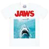 Logoshirt - Film - Lo Squalo - T-Shirt Uomo - Quasi Bianco - Design Originale Concesso su Licenza, Taglia M
