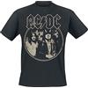 AC/DC North American Tour 1979 Uomo T-Shirt Nero 5XL 100% Cotone Regular