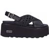 Cult Sandalo Platform Nero con Fasce ad Incrocio da Donna - 41
