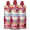 COCCOLATEVI Profumorbido Glicine del Giappone, Confezione da 3 x 760 ml, Profumatore e Ammorbidente 2in1, 38 Lavaggi a Flacone, Formula Concentrata con Oli Essenziali e Microcapsule