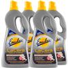 Emulsio La Cera Facile Marmo Autolucidante per Pavimenti e Superfici in Marmo e Graniglia Formula Professionale Barriera 3in1 Protezione Brillantezza e Pulizia - 4 Flaconi da 725ml