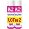 K2R - Détachant - Avant lavage -Mousse Active - Blanc et couleurs - Lot de 2x400ml