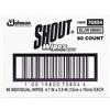 SC Johnson Shout Wipe & Go Instant Stain Remover, 4.7 x 5.9, 80 pacchetti/scatola