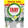 Fairy Platinum - pastiglie per lavastoviglie All-In-One 100 capsule Limone Lemon pastiglie per lavastoviglie, pastiglie detergenti in confezione risparmio.