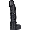MEO Hunglock MATAGOT - 10 Black Dildo with Monster Glans & Vac-U-Lock Power