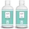 Generico Muha - Profumatore per Bucato Intenso 2x400ml Intenso Verde - Fragranza Fresca e Vegetale Lunga Durata per Lavatrice e Asciugatrice - Non Macchia, Profumo Persistente e Naturale
