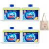 Finish Citrus Machine Deep Cleaner - Detergente liquido contro calcare e grasso per una lavastoviglie pulita - Confezione risparmio da 4 x 250 ml detergente per lavatrice al profumo di limone