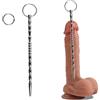 Tabuy Dilatatore uretrale in acciaio inox per uomo, per stimolazione uretrale e masturbazione, giocattolo sessuale (21 cm)
