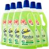Emulsio Ravviva Doppia Fragranza Detergente Pavimenti ad Azione Igienizzante Formula Prima&Dopo con Fiori di Limone e Camelia Profumo a Lunga Durata per Tutti i Tipi di Pavimento - 6 Flaconi da 750ml