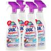 Smac Express Sgrassatore Universale Profumato Lavanda e Marsiglia Detergente Spray Multisuperficie con Azione Sgrassante e Tecnologia Zero Aloni 650ml x 4 Pezzi