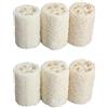 Cusstally 6 pz Naturale Luffa Doccia Spugna Scrubber ()