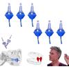Qosneoun Innovativi tappi per le orecchie gonfiabili fluidi, in silicone, autoadattabili, ultra comodi, riutilizzabili, per ridurre il rumore, per dormire, concentrarsi profondamente, nuoto, rumore aereo (2)