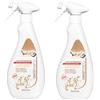 Generico Latte Detergente Igienizzante per Legno con Cera di Carnauba, Professionale, 2 Flaconi da 500ml, Nutre e Rigenera, Azione Antistatica e Lucidante, per Mobili e Superfici