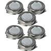 vhbw 6x testina di ricambio compatibile con Philips PT727, PT735, PT728, PT860, PT730/14, PT810, PT730, PT815 rasoio elettrico, argento