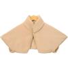 WABMJGW Scaldaspalle da donna, caldo poncho invernale con spalle scoperte, scialle corto antifreddo for interni ed esterni, avvolgente protettivo for ufficio e casa(Camel,Medium)