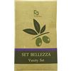 PRESENT-MORE - Vanity Set 50 Pezzi - Linea Beauty Oil - Kit con Dischi Struccanti, Limetta per Unghie e Cotton Fioc - Packaging Ecologico in Stone Paper - Ideale per Hotel e B&B