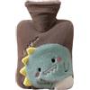 Generico Borsa Per L'acqua Calda - Bottiglie Dal Design Cartoon, Cuscinetto Riscaldante Con Copertura Morbida, Scaldamani Di Grande Capacità, Pacchetto Termico Riutilizzabile, Comoda Bottiglia Di Accumulo