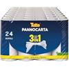 Generico Tutto Pannocarta 3 in 1, 24 Rotoli di Carta Multiuso, 1 Velo, 48* strappi, Extra Assorbente, Lavabile e Riutilizzabile più di 20 Volte, 100% Made in Italy