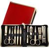 777 Three Seven World No. 1, Three Seven 777 Travel Manicure Pedicure Grooming Kit Set, (Total 11 PC, Model: TS-950G), Personal Nail care, Stainless steel - Made in Korea by Three Seven (777)