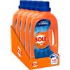 Sole Detersivo Lavatrice Bianco splendente 145 Lavaggi, (5x29), Formula igienizzante, Detersivo Lavatrice Liquido Bianco Splendente, rimuove le macchie a basse temperature