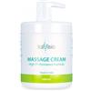 ITALFISIO Crema Corpo per Massaggio - Idratante Crema Professionale per Fisioterapia, Uso Sportivo ed Estetico - Lenisce e Ammorbidisce la Pelle, Ideale per Pelli Delicate - con Tappo Dosatore 1000ml