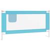 vidaXL Sponda Letto di Sicurezza per Bambini Blu 160x25 cm in Tessuto