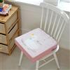 Chickwin Cuscino Rialzo Sedia per Bambini, Facile da Pulire Smontabile Regolabile Cuscino Alzasedia Antiscivolo per Seggioloni Cuscino Seduta per Sedia da Giardino (cigno rosa,35x35x7cm)