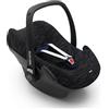 Dooky Coprisedile per seggiolino auto (misura universale adatto per seggiolino auto con sistema di cintura a 3 e 5 punti), 0+ anni, nero Matrix