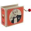 Lutèce Créations Carillon/scatola musicale a manovella di cartone illustrato a forma di libro con meccanismo musicale 18 note - Speak softly love - Il padrino (Nino Rota)