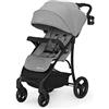 kk Kinderkraft Passeggino Leggero Cruiser, Pieghevole, Ampia Cappottina, Sospensione 4 Ruote, Per Bambini, Max. 15 Kg, Grigio