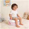 LANTUS Vaso per bambini, portatile per bambini, mini WC per bambini, ideale per viaggi, ragazzi e ragazze, vaso da viaggio per bambini, 34 x 39 x 27 cm (rosa)