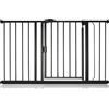 Safetots Cancelletto per Scale a Pressione con Chiusura Automatica, 125,4cm - 132,4cm, Nero Opaco, Cancelletto a Chiusura Automatica per Bambini, Barriera di Sicurezza per Bambini
