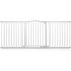 Safetots Cancelletto di Sicurezza con Parte Superiore Incurvata, 179cm - 188cm, Bianco Opaco, Montaggio a Pressione, Cancelletto per Bambini per Porte, Corridoi e Spazi Stretti, Barriera di Sicurezza