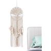 Generico Acchiappasogni Macrame - Appeso A Parete Boho, Decorazione Per La Meditazione, Elegante Ornamento Vintage | Home Nursery Soggiorno Decorazione Della Festa Nuziale Pezzo Interno Bohémien Fatto A Mano