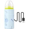 LICHENGTAI Scaldabiberon USB, Biberon Borsa più Calda USB Portatile Scalda Biberon Borse Termiche Allaperto Viaggio Latte Bevanda Riscaldatore Tazza Thermos Infantile Borsa Coibentata