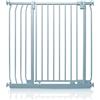 Safetots Cancelletto di Sicurezza Elite Extra Alto, 89cm - 98cm, Grigio Opaco, Extra Alto con 96.8cm di Altezza, Cancelletto di Sicurezza a Pressione per Scale, Barriera di Sicurezza