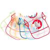MS 5060 - Bavaglino in plastica, confezione da 7 pezzi, multicolore
