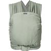 Hoppediz Fascia elastica per neonati dalla nascita - 100% lana da costruzione biologica (GOTS) - Salvia 4,60 m, verde