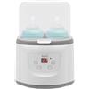KAPIPALA Scaldabiberon Baby 6 in 1, sterilizzatore per biberon con controllo della temperatura, protezione di spegnimento e display a LED, funzione di mantenimento del calore, scongelamento per famiglie,